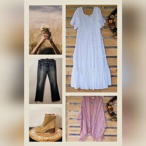 Dresses, Jeans, Sweaters, Wraps, Jewelry, & Tops!